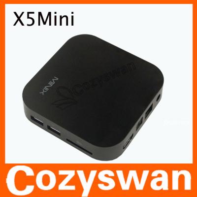 Cina X5 scatola dual core astuta di Internet TV di androide 4,2 della posta 400 della scatola RK3066 di mini androide TV in vendita