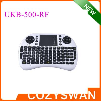 China 92 Keys 2.4G Air Fly Mouse 2.4G Wireless Touchpad Keyboards Built-in Li-ion Battery 810mA for sale