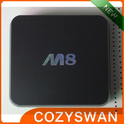 中国 M8 AMLogic S802 2+8GB のクォードの中心家のための人間の特徴をもつ TV 箱 XBMC 販売のため