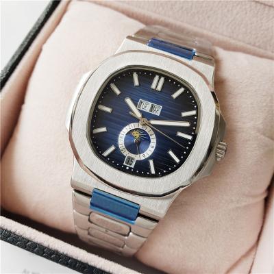 China Mechanical Wristwatches Three Point Parrot Watches Waterproof Leisure Men's Wind Steel Band Series for sale