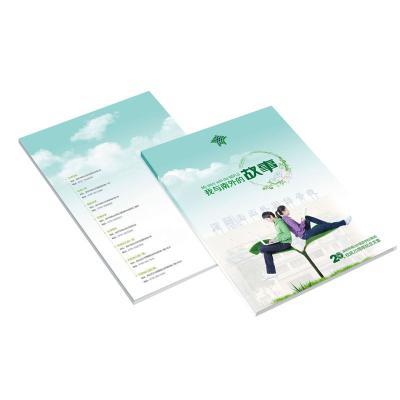 China Film lamination low price brochure booklet design and printing with good quality for sale