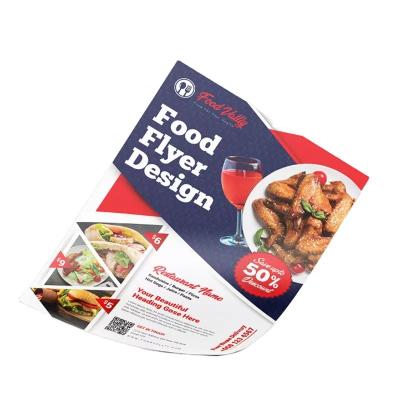 China High Quality Custom Flyer A5 Flyer Business Promotion Customized Menu Flyer Cheap Flyer Advertising for sale