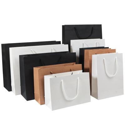 China Beautiful customer biodegradable paper bag customized logo paper bags for gifts high quality paper craft bag for sale