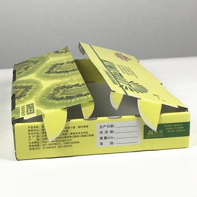 China Recyclable Logo Fresh Kiwi Strawberry Packaging Corrugated Paper Mailer Recyclable Custom Printing Mailing Boxes For Fruits for sale