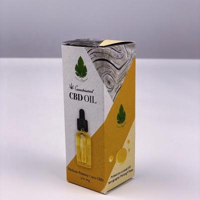 China Recyclable Custom Double Side Printing Cosmetic Boxes 30ml Essential Oil Dropper Bottle Glass Paper Box Packaging With Logo for sale