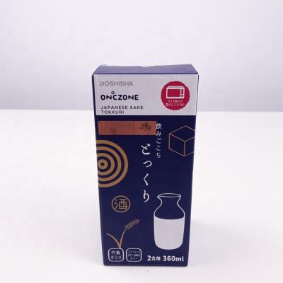 China Wholesale Custom Recycled Milk Box Cardboard Paper Beverage Wine Packaging Box Logo And Materials Factory Size for sale