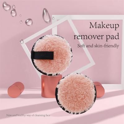 China Custom Cleansing Cotton Makeup Remover Pads New Reusable Makeup Remover Fiber Washable Face Shields for sale