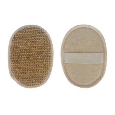 China All Natural Clean Natural Oval Loofah Shower Sponge 100% Bath Sponge 100% Jute Pad Loofah Sponge Exfoliator for sale