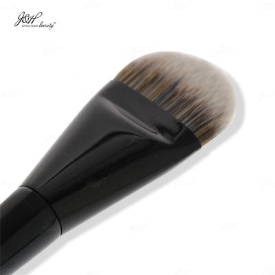 China Custom Logo Makeup Brushes Wholesale Flat Brush Manufacturer Single Base Makeup Brush for sale