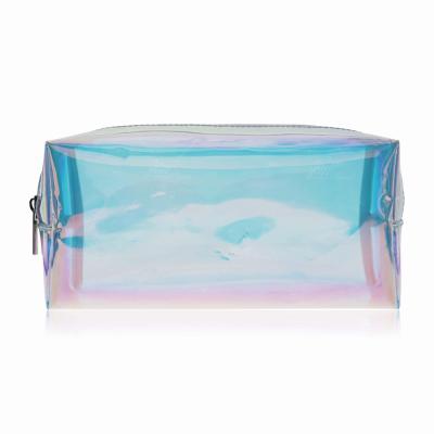 China Holographic Cosmetic Bag Custom Logo Cosmetic Filter Frames Make Up Cosmetic Bag Purse Pouch Wholesale for sale