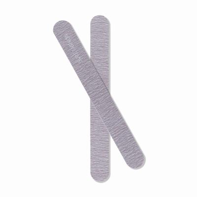 China Factory direct sales durable custom logo printed gray color 80 100 180 240 grit professional nail files for sale