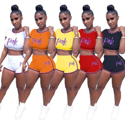 China Breathable New Arrivals Crop Head 2 Piece Set Workout Sets Women Two Piece Set Clothing for sale