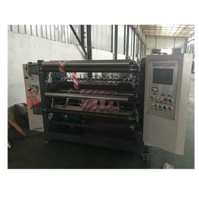 China Other Fabric Slitting Rewinding Machine Mini Roll Stretch Film Bopp Tape Slitting Machine For Nonwoven for sale