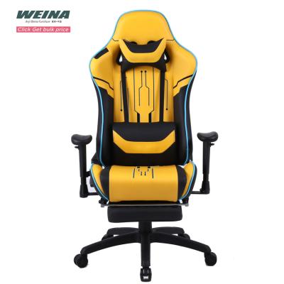 China 2021 (Height)Adjustable Luxury PU Big Game Massage 4d Ergonomic Chair for sale