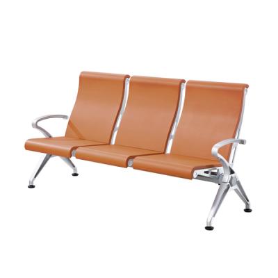 China Modern Public 3 Seat Refuge Hospital Chair Airport Chair Office Reception Chair for sale