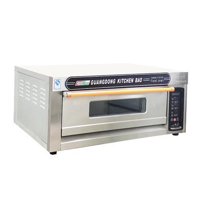 China Bakery Commercial digital customized baking equipment 1 deck 2 trays bread toaster oven for Kitchen for sale