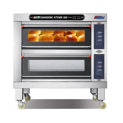 China Snack food factory Automatic customized restaurant bakery machine electric pastry deck ovens for pizza for sale