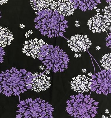 China Good quality beautiful anti-static flower printed textile 100% rayon viscous woven fabric for ladies dresses for sale