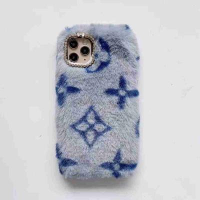 China Wholesale Brand Name Phone Case Designer Comfortable Plush Premium Shockproof Phone Case For Iphone 13 for sale