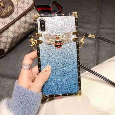 China Hot Selling Butterfly Design Brand Name Shockproof Luxury Phone Case Luxury Fashionable Phone Case For Iphone Cover Phone Case for sale