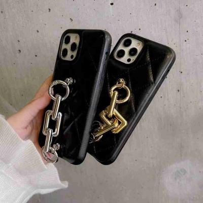 China 2021 Hot Selling Anti-fall China Good Quality Custom Phone Case Luxury For Apple Phone Cases With Strap for sale