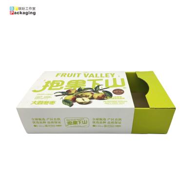 China Recycled materials customize gift paper box trudiprobe christmas new year festival box luxury eco-friendly fruit box for sale