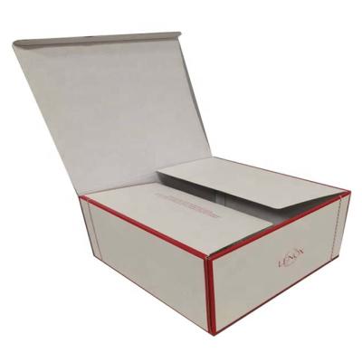 China New Arrival Box Materials Free Sample Recycled Custom Packaging Simple Elegant Folding Shipping Box Large Shipping Box for sale