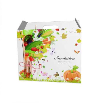 China Chinese Custom Color Printing Fruit Box Food Packaging Corrugated Paper Cardboard Recyclable for sale