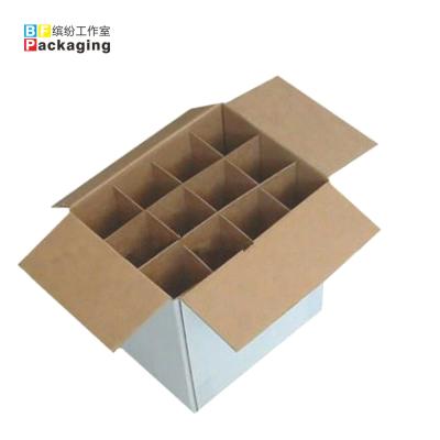 China Recyclable Customized Printed Corrugated Paper Cardboard Shipping Box For Beer Tube Red Wine Paper Box for sale