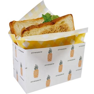 China Factory Direct Recyclable Thick Toast Egg Toast Healthy Food Packaging, Net Red Sandwich Packaging Breakfast Packaging Box Wholesale for sale