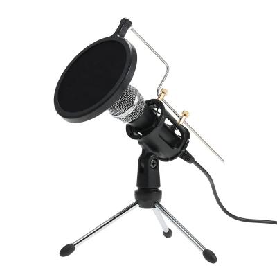 China USB Microphone Karaoke Desktop Microphone for Kids Tripod with Microphone Karaoke Laptop Computer Microphone for sale