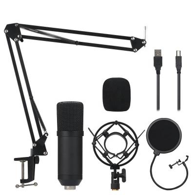 China Wholesale USB Microphone Mobile Phone Karaoke Microphone USB Condenser Microphone Set for sale