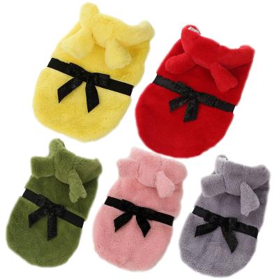 China Stocked Wholesale Winter Fur Dog Coat Ins Popular Fashion Pets Warm Pet Fur Coat Vest For Dogs for sale