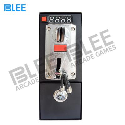 China Control Coin Operated Power Supply Timer Control Box Power Supply (Black) With Multi Coin Selector Accept Different 6 Kinds Of Coin for sale