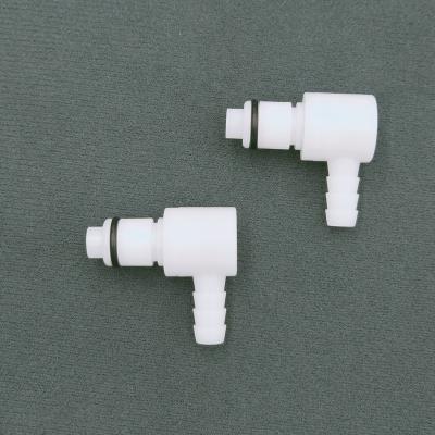 China CPC 90 Degree Equivalent Quick Coupling Elbow Cut Quick Tube Valved L Pipe Fittings 1/8