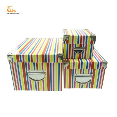 China Sustainable Paper Good Quality OEM & ODM Color Printed A4 Cardboard Storage Boxes for sale