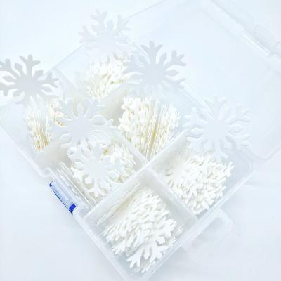 China Customizable Snowflake Edible Butterfly Paper Wafer Wholesale Price Ingredients Baking Decoration for sale