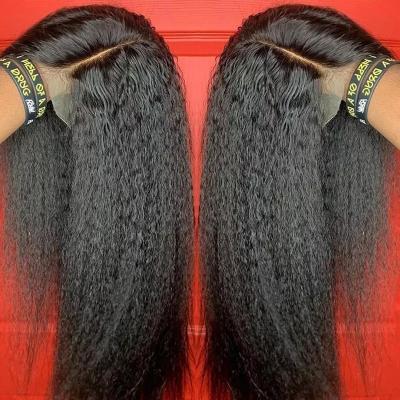 China 2023 Best Body Wave Curly Straight Frontal Wig Lace Front Human Hair Wigs Pre Plucked With Baby Hair Brazilian Remy Yaki Lace Closure Wigs for sale