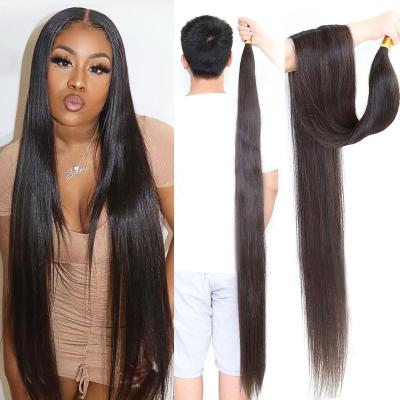 China Silky Straight Wave 28 30 38 Inch Straight Hair Bundles Brazilian Hair Weave Bundles Hair Extensions 100% 1 3 4 Bundles Full Virgin Weaving for sale