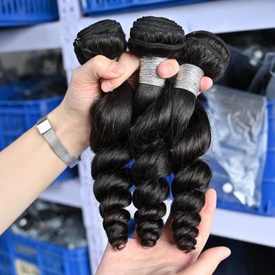 China Loose Wave Super Raw Double Virgin Brazilian Hair Extensions, Brazilian Virgin 100% Raw Remy Hair Weave Bundles Wholesale for sale