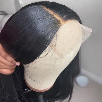 China Grade 10a straight wigs, cheap 40 in 5x5 straight raw lace frontal wig virgin hair, hd lace front human cuticle aligned hair preplucked wig for sale