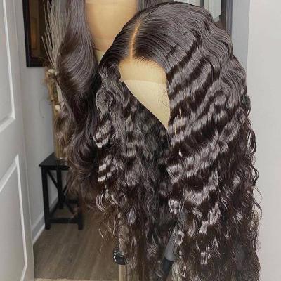 China Deep wave india hair wig price, jerry curly virgin hair indian raw frontal wigs, cuticle aligned deep wave lace front wigs with baby hair for sale