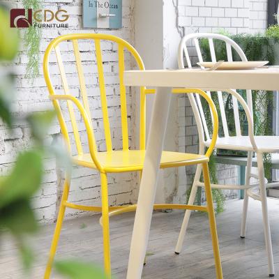 China Comfortable Patio Stacking Aluminum Design Chair Garden Furniture Waterproof Vintage Door Armchair for sale