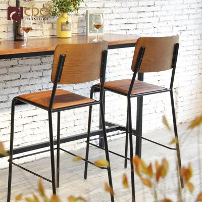 China Wholesale Luxury Handmade Comfortable Commercial Furniture Stools Leather Bar Chairs for sale