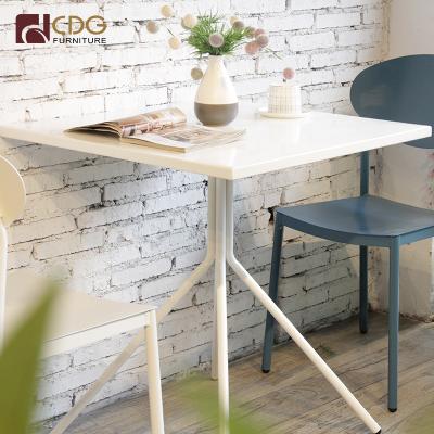 China Metal Table New Design Vintage Restaurant Tables And Chairs Modern Furniture Table for sale