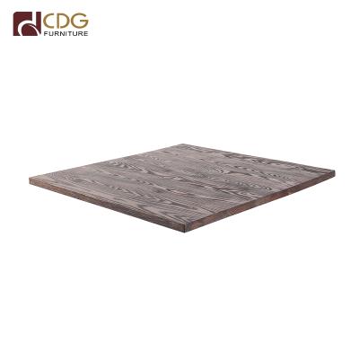 China Easy Modern Wood Restaurant Dining Table Wooden Coffee Tables Furniture Table Top for sale