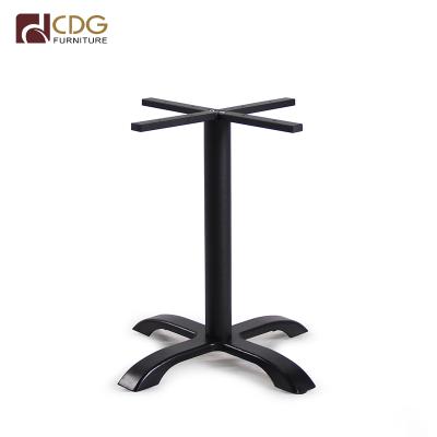 China Industrail Modern Simple Iron Black Base Metal Table Legs For Tables Table Pedestal Base for sale