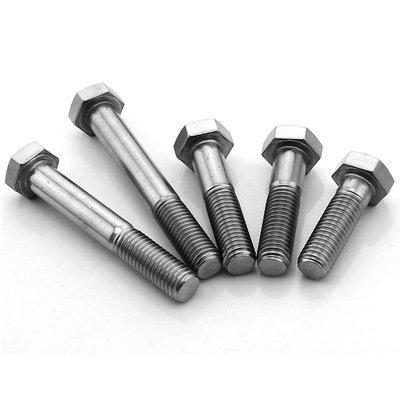 China Bright Polished Stainless Steel SS304 SS316 Hex Head Bolt a2-70 for sale