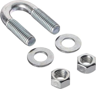 China Customized Galvanized Stainless Steel Grade4.8 8.8 Bend Hook Pipe Clamp Galvanized U Bolt For Trucks for sale