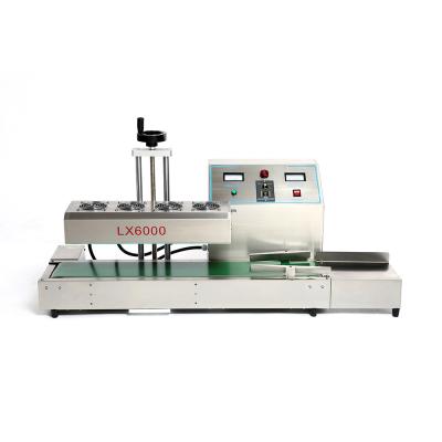 China LX6000 GARMENT Continuous Induction Sealer Aluminum Foil Sealing Machine Price for sale